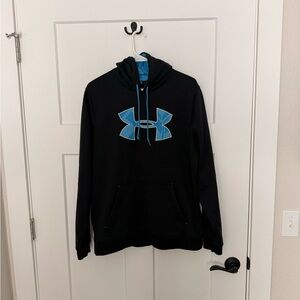 LG Men's Black and Blue Sweater